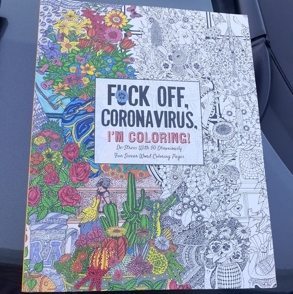 Adult Coloring Book - contains profanities - Picture 1 of 3